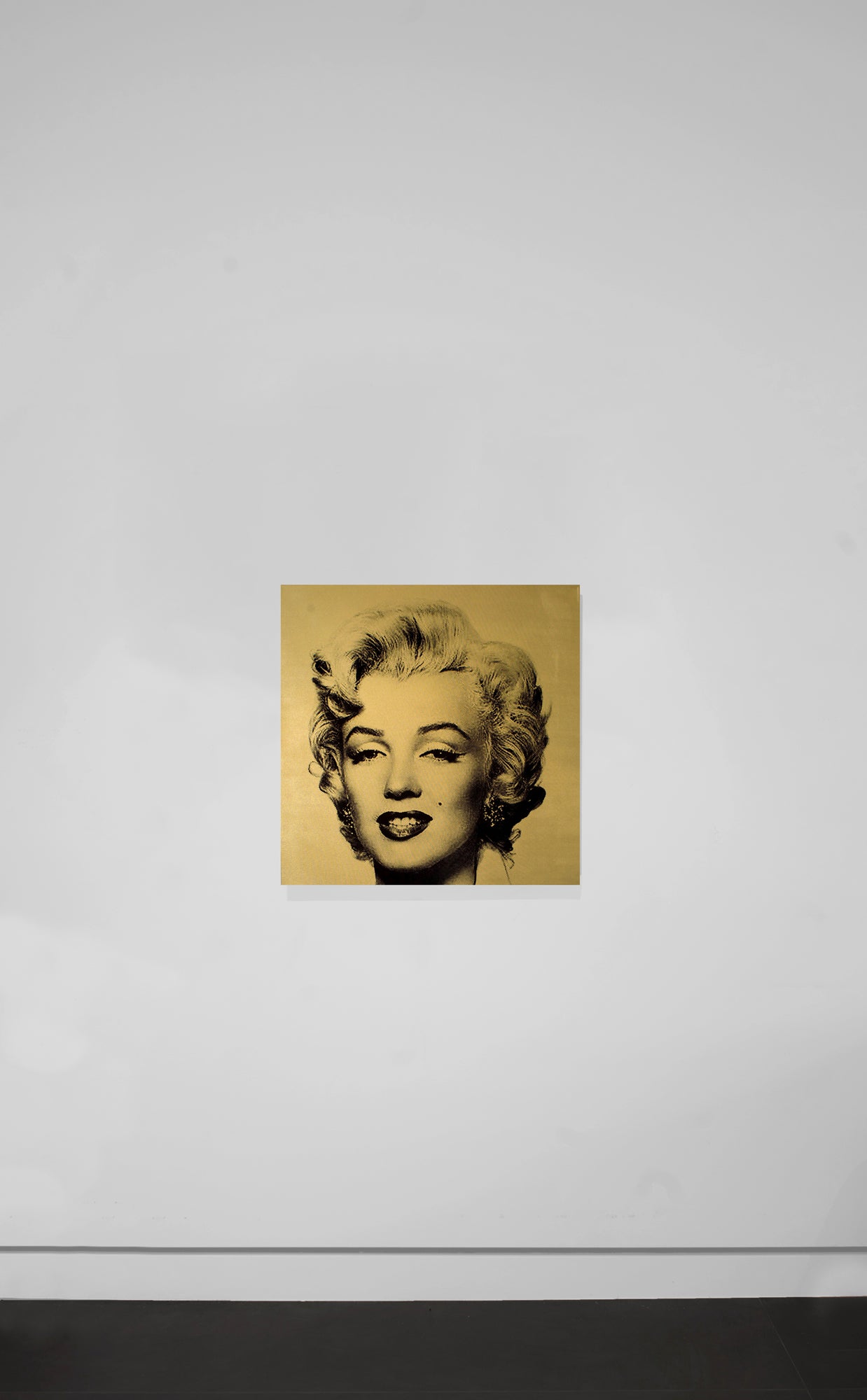 Marilyn Monroe (Gold) - Screenprint on Canvas 20" x 20"