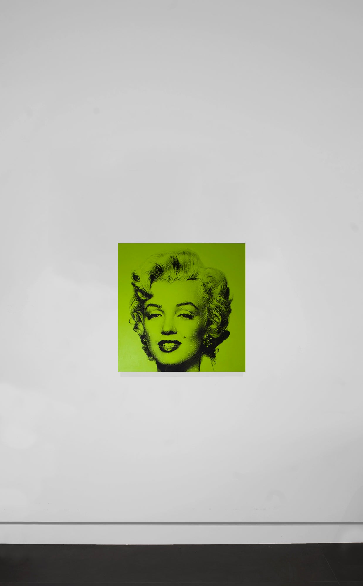 Marilyn Monroe (Green) - Screenprint on Canvas 20" x 20"