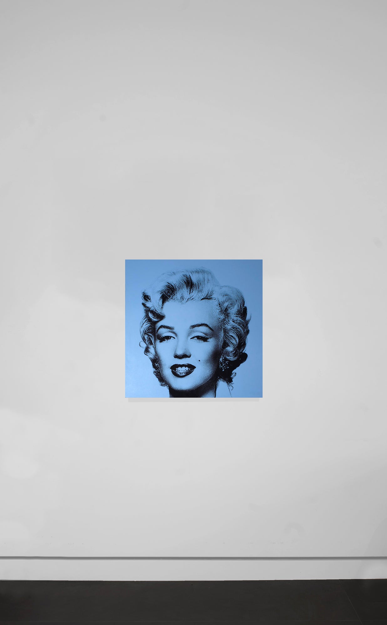 Marilyn Monroe (Light Blue) - Screenprint on Canvas 20" x 20"