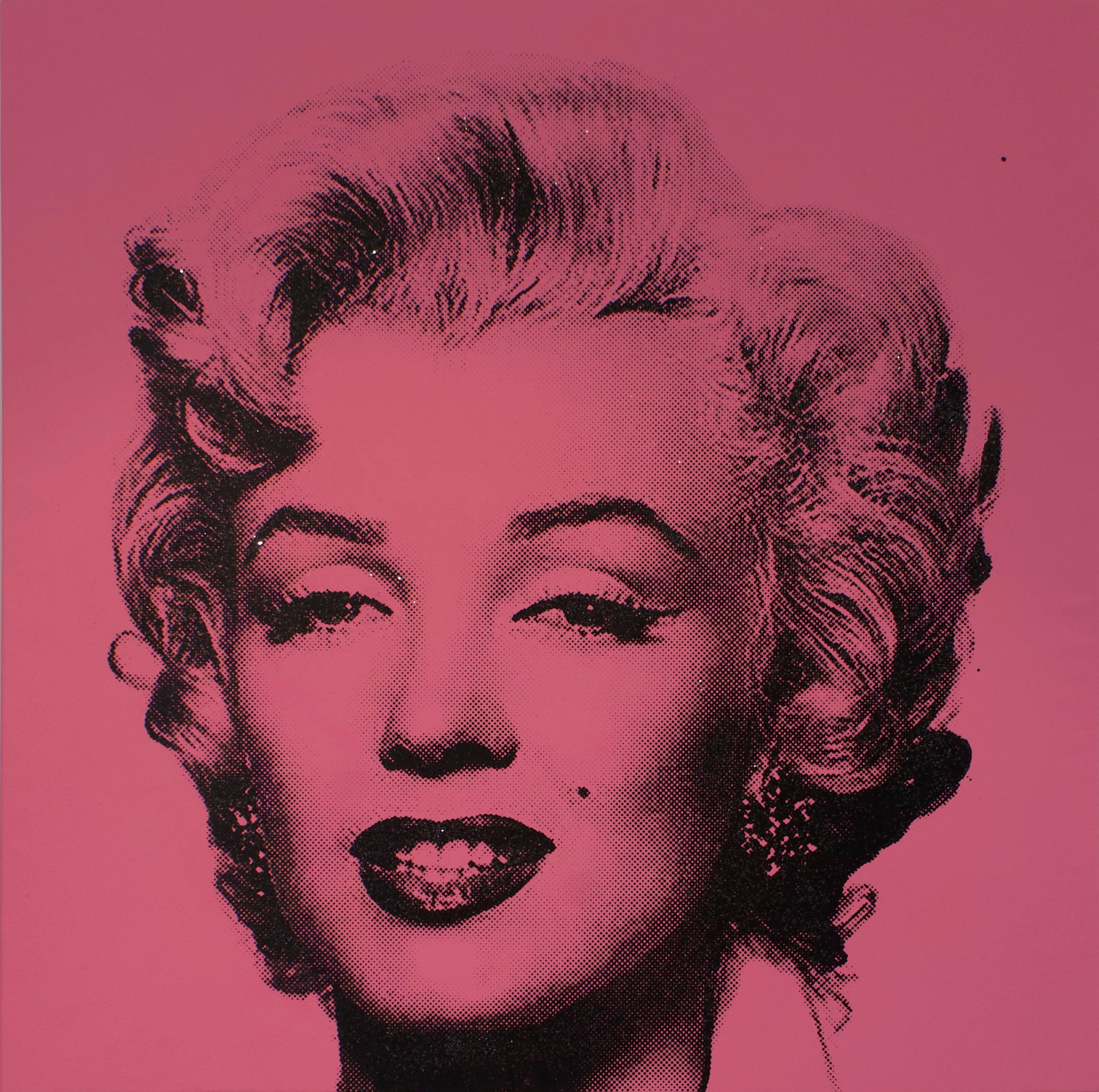 Marilyn Monroe (Pink) - Screenprint on Canvas 20" x 20"