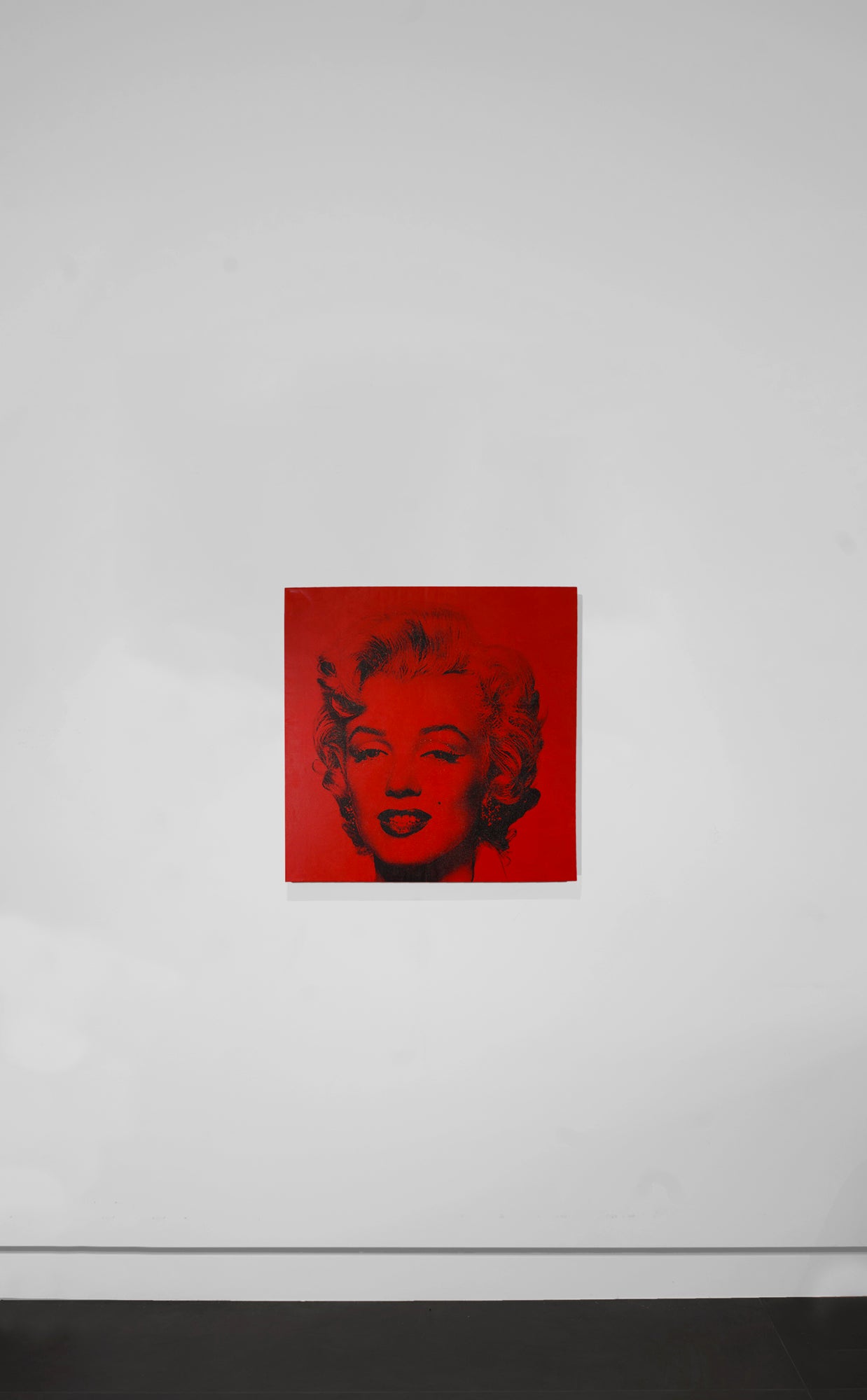 Marilyn Monroe (Red) - Screenprint on Canvas 20" x 20"