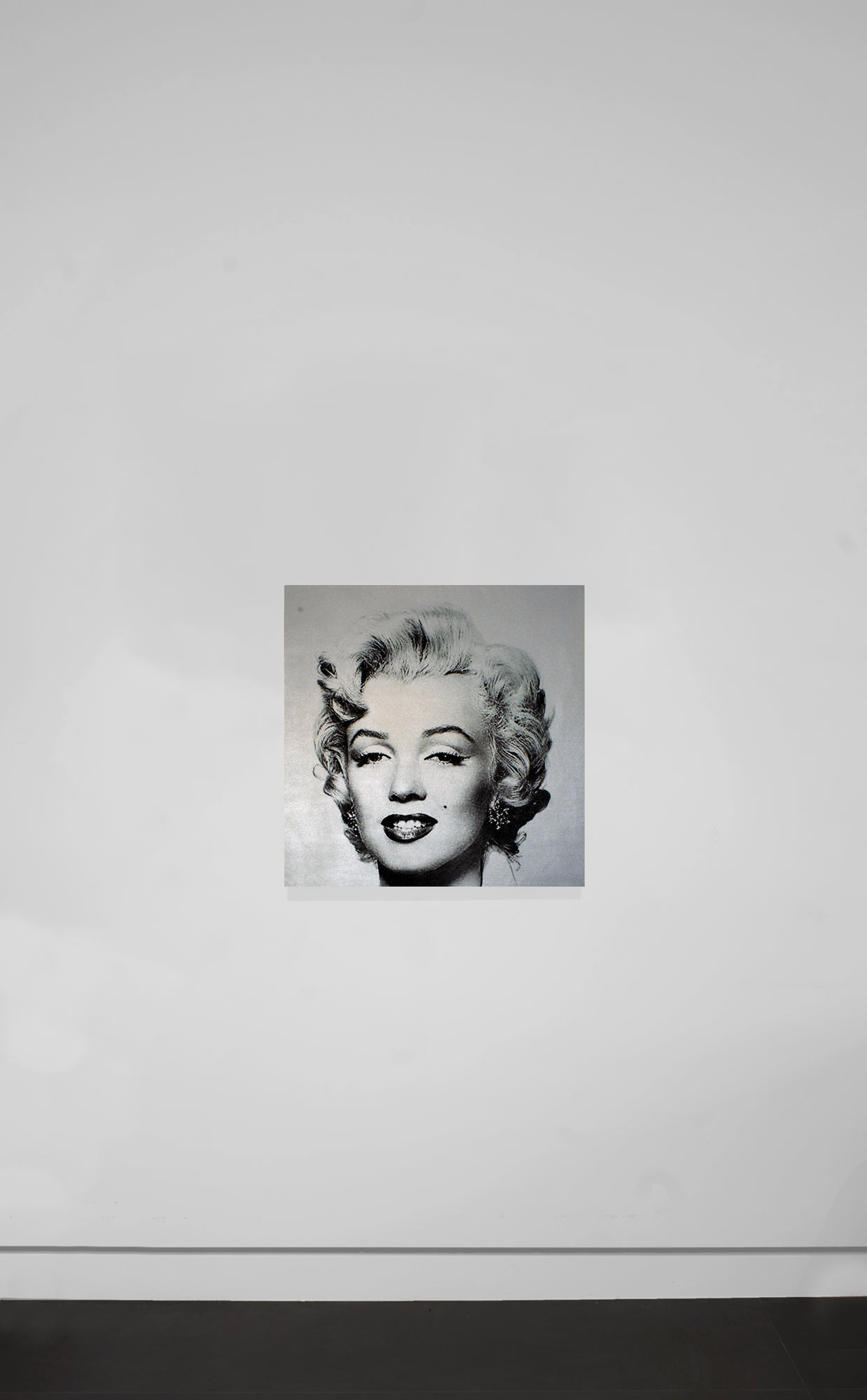 Marilyn Monroe (Silver) - Screenprint on Canvas 20" x 20"