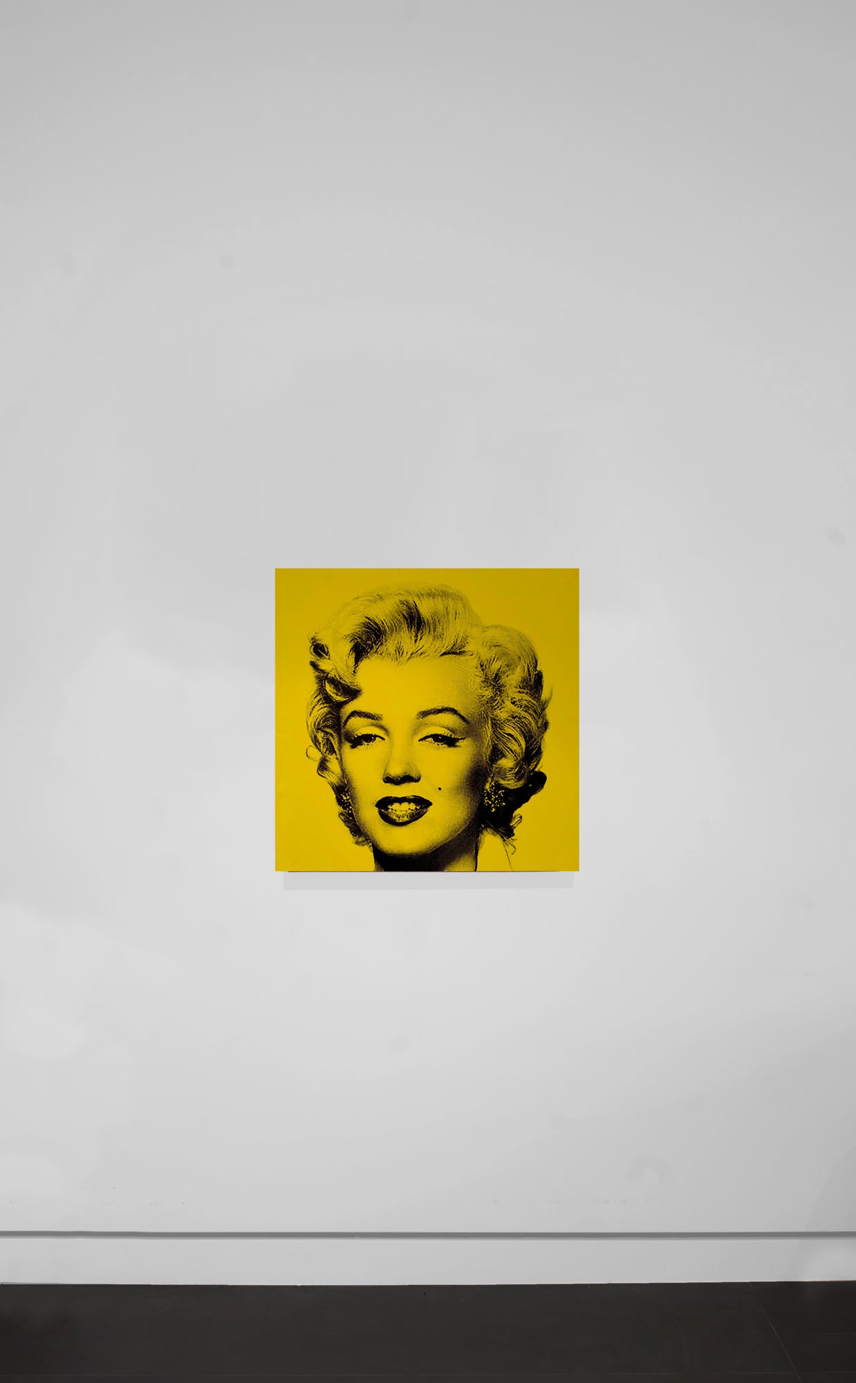Marilyn Monroe (Yellow) - Screenprint on Canvas 20" x 20"