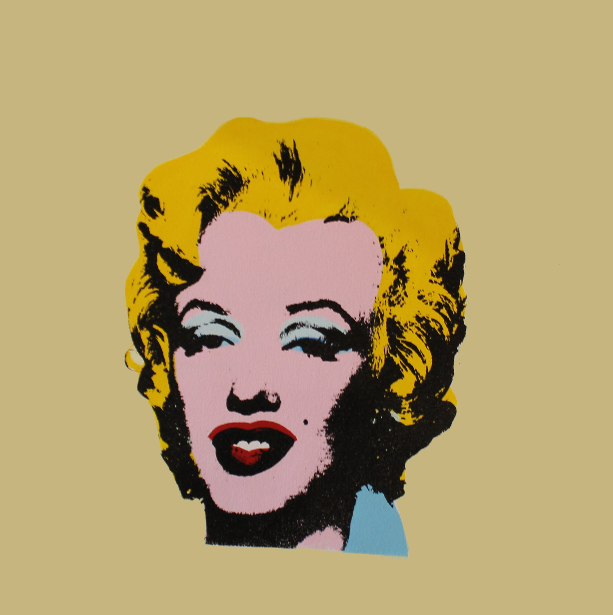 Marilyn Monroe (Cream) - Canvas Print