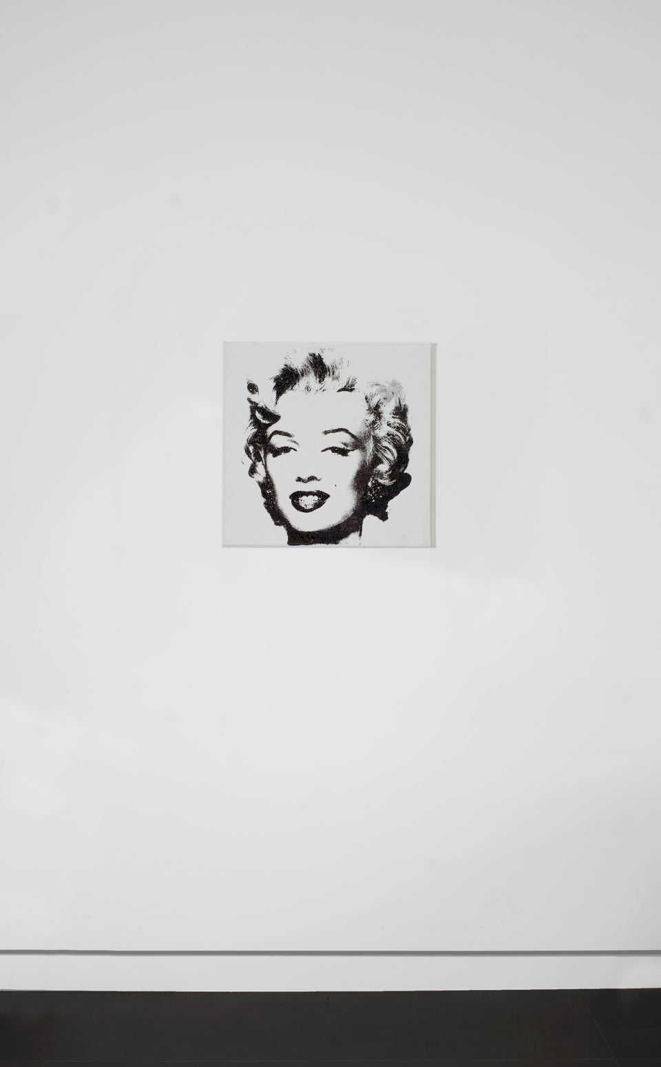 Marilyn Monroe (White) - Screenprint on Canvas 12" x 12"
