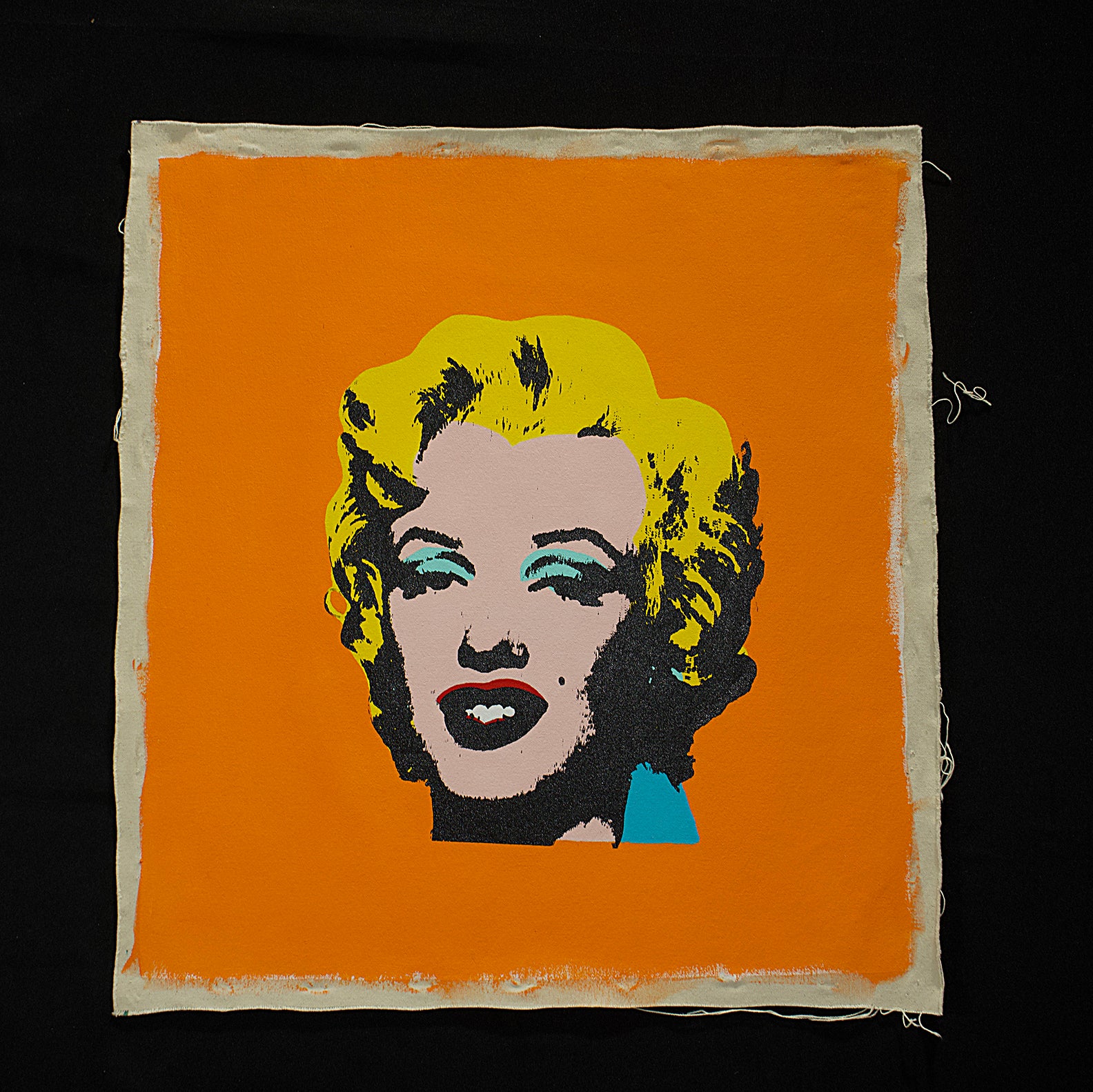 Marilyn Monroe (Orange) - Canvas Print