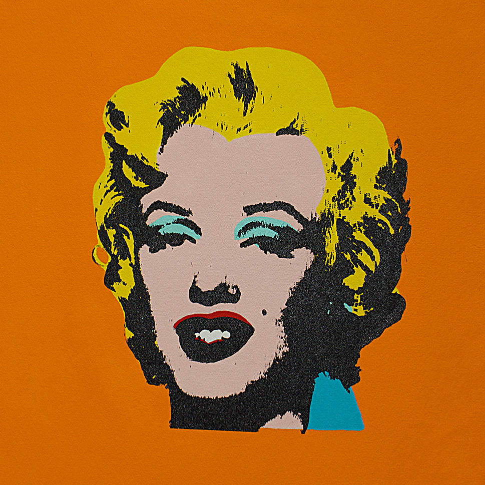 Marilyn Monroe (Orange) - Canvas Print