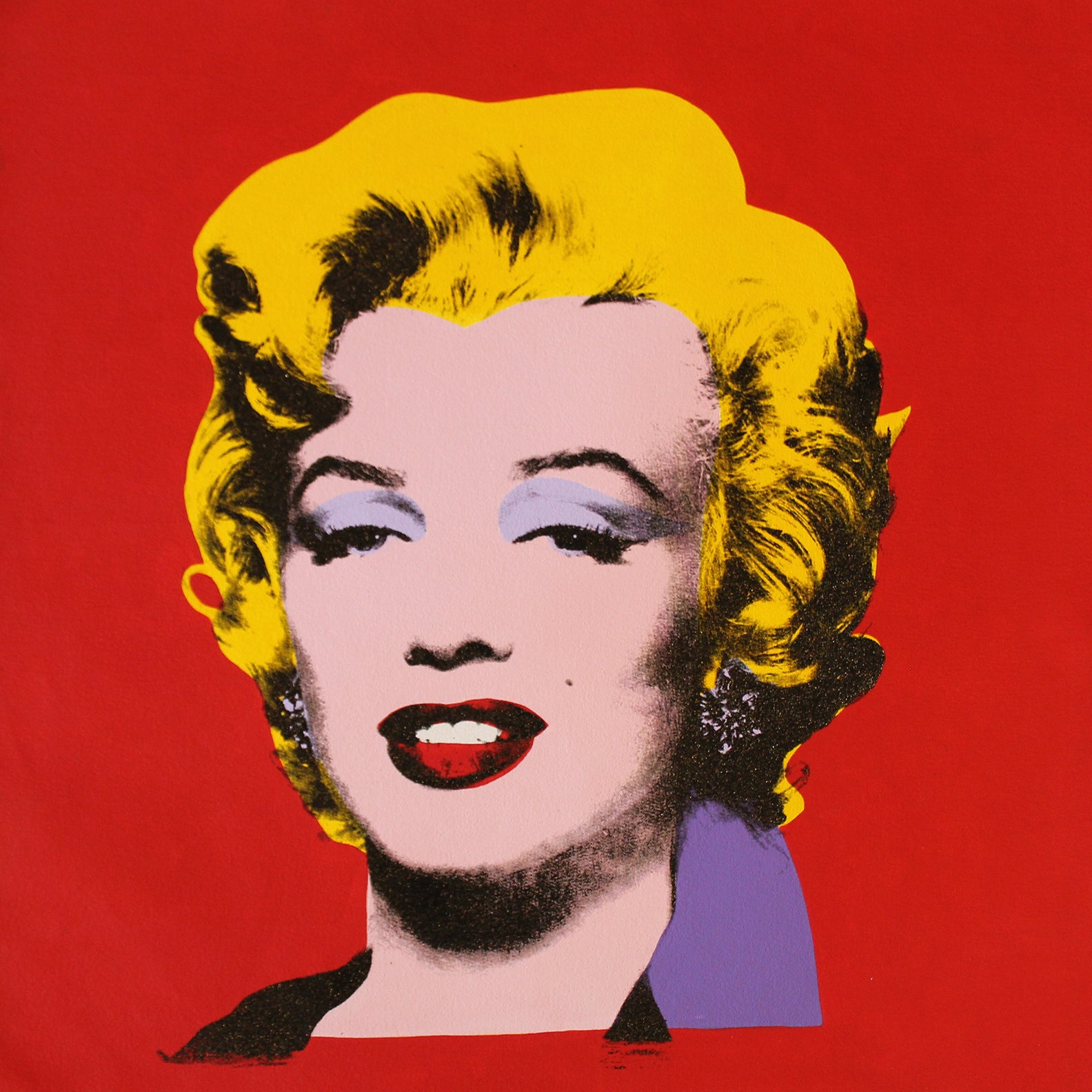 Marilyn Monroe (Red) - Canvas Print