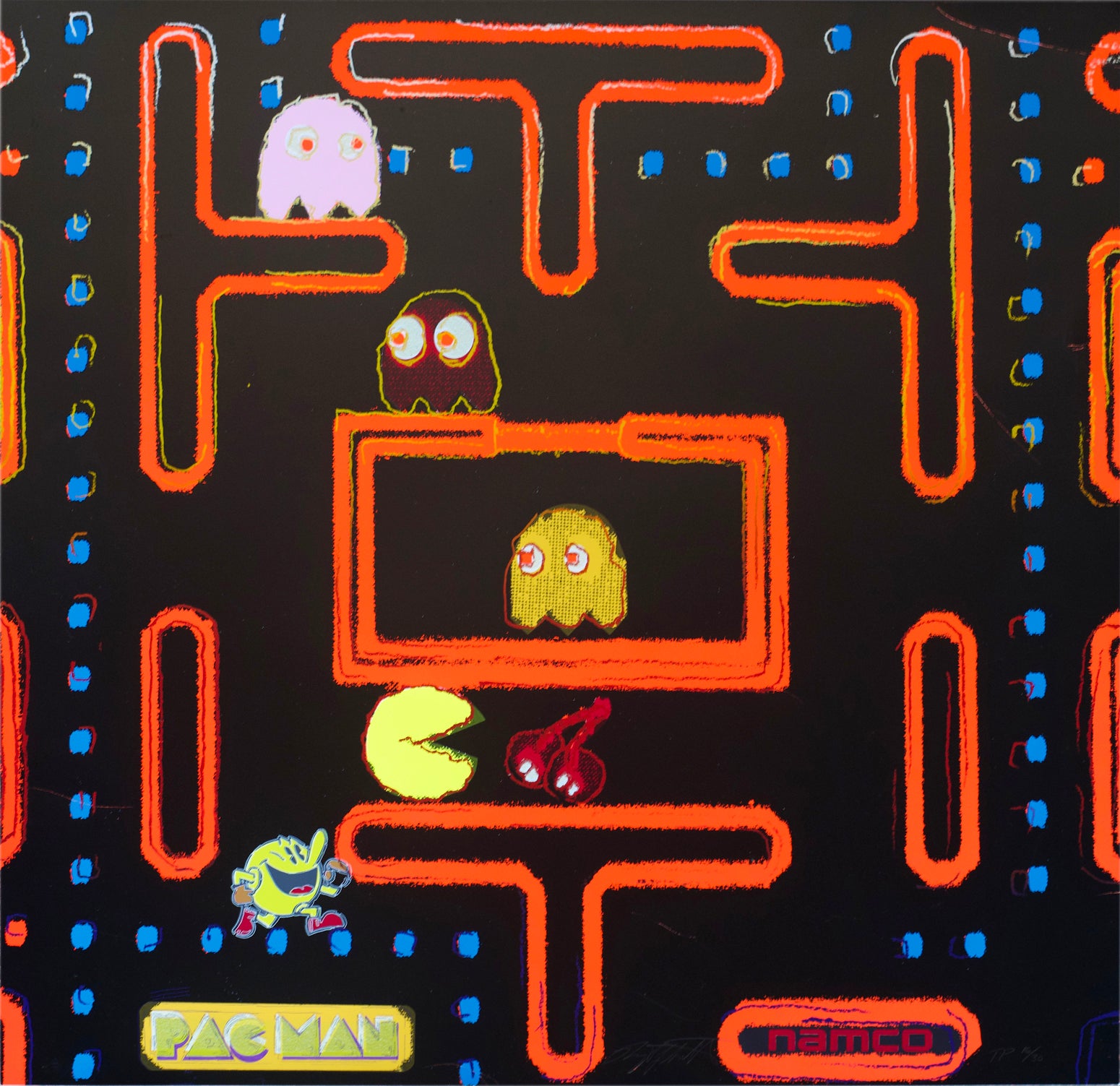Pacman (Trial Proof), Screenprint