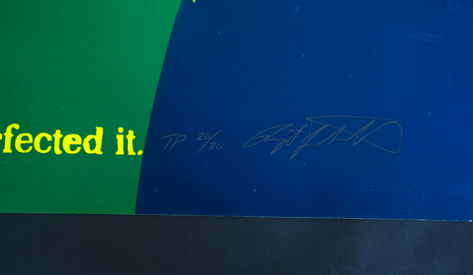 Seiko (Trial Proof), Screenprint