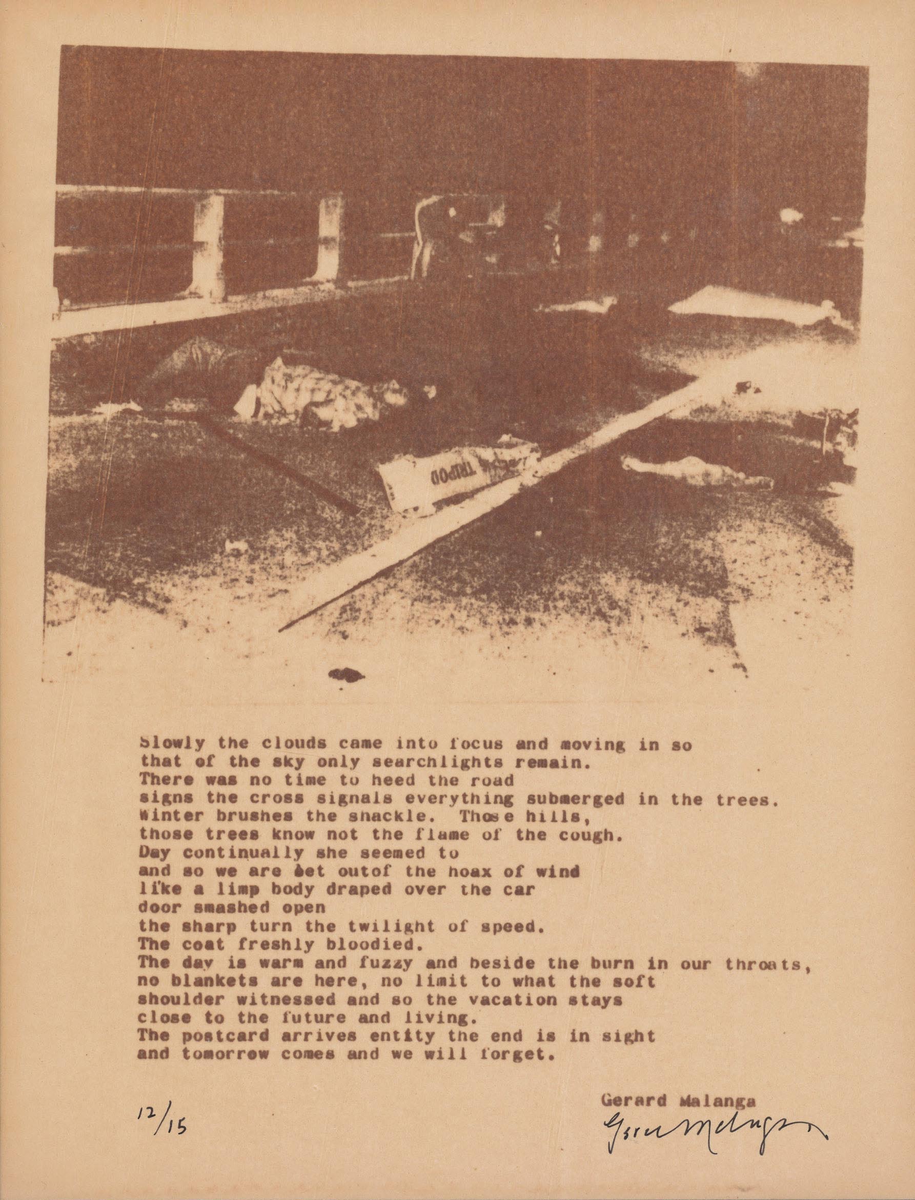 Thermofax Print Portfolio by Gerard Malanga (2009)