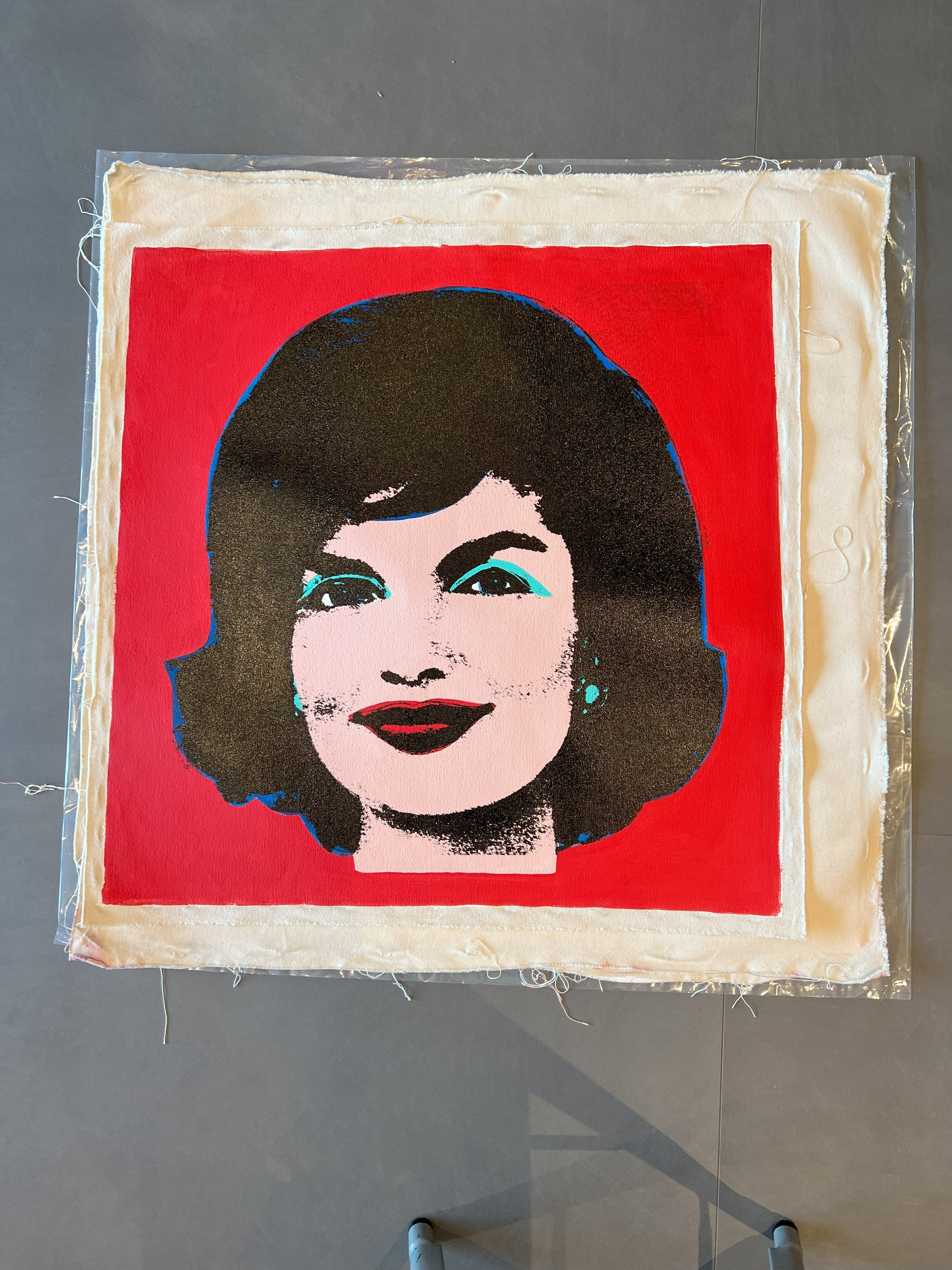 Jackie Kennedy (Red) - Canvas Print