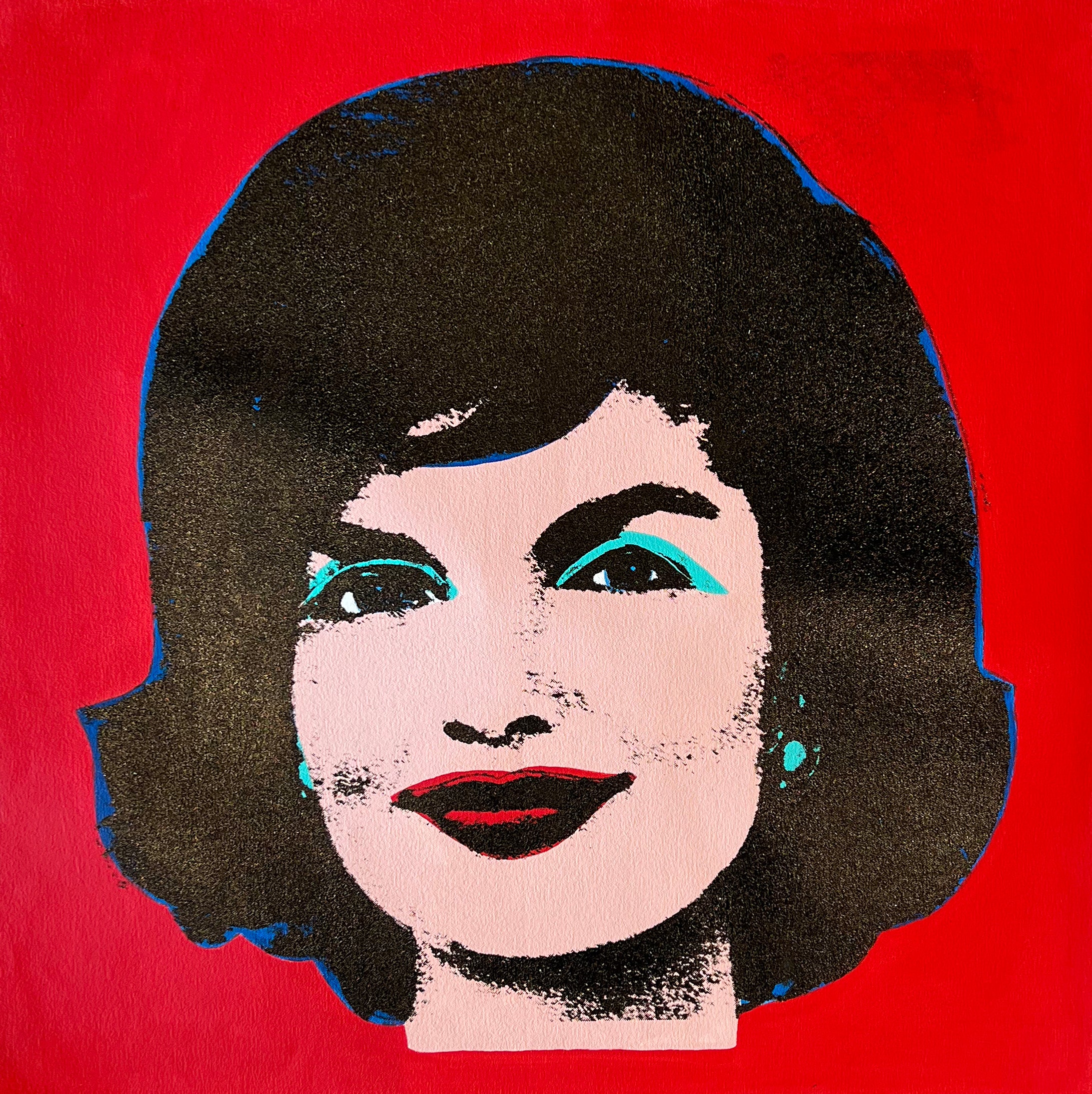 Jackie Kennedy (Red) - Canvas Print