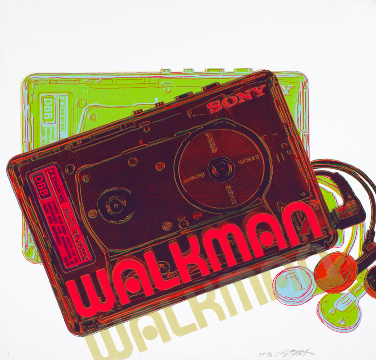 Walkman (Trial Proof), Screenprint