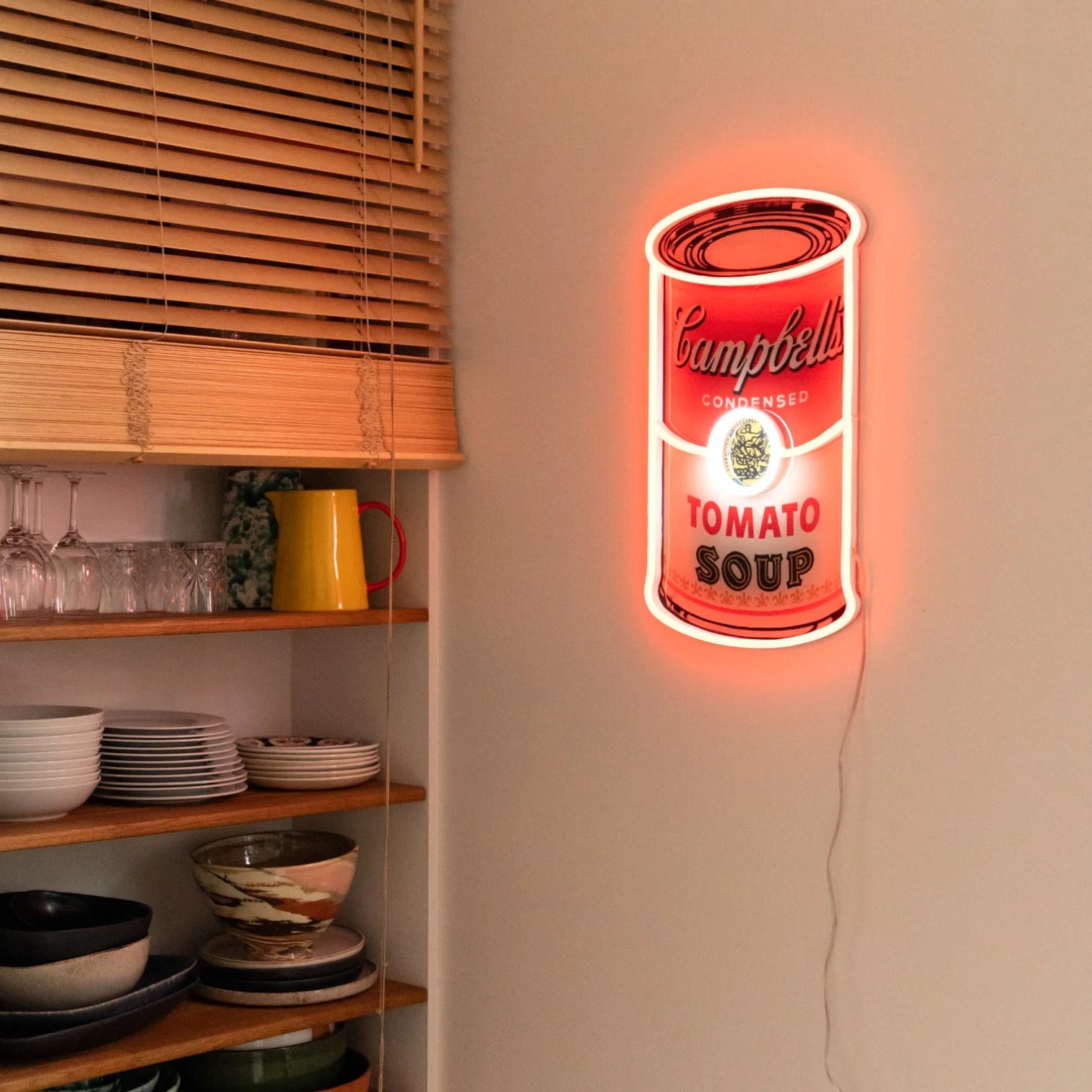 Campbell's Soup Can by Andy Warhol Neon Sign