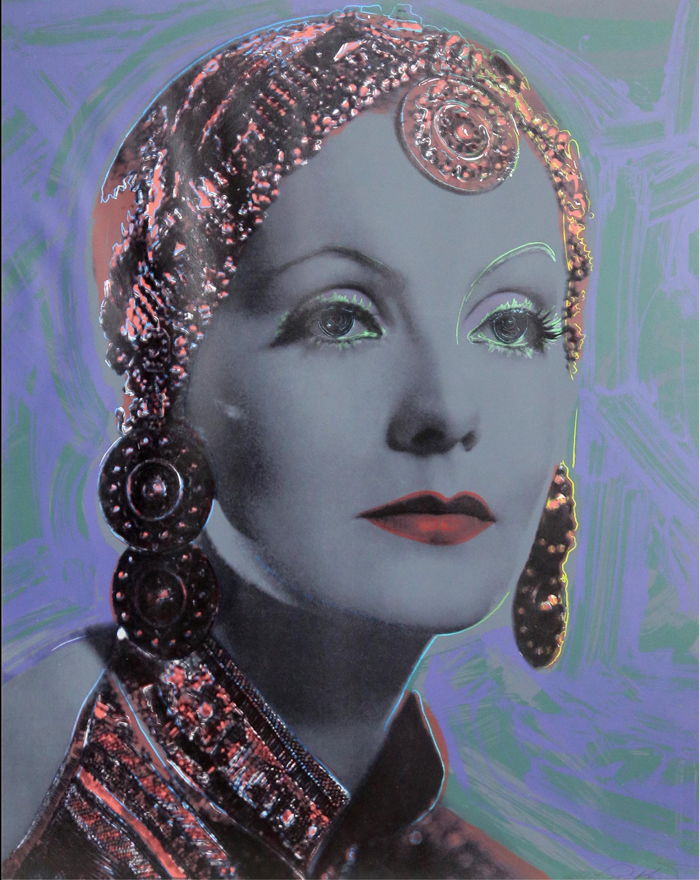 Greta Garbo 2, Screenprint and Acrylic