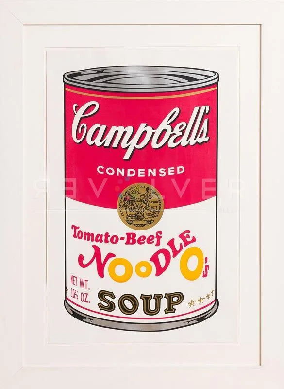 Andy Warhol - Campbell's Soup Cans II: Tomato-Beef Noodle O's (FS II.61)