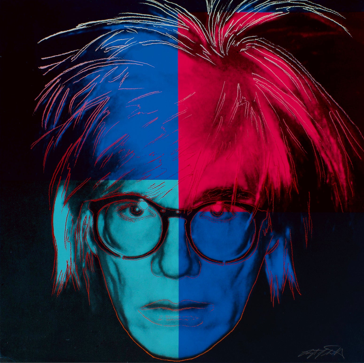 Andy Warhol Self-Portrait, Screenprint