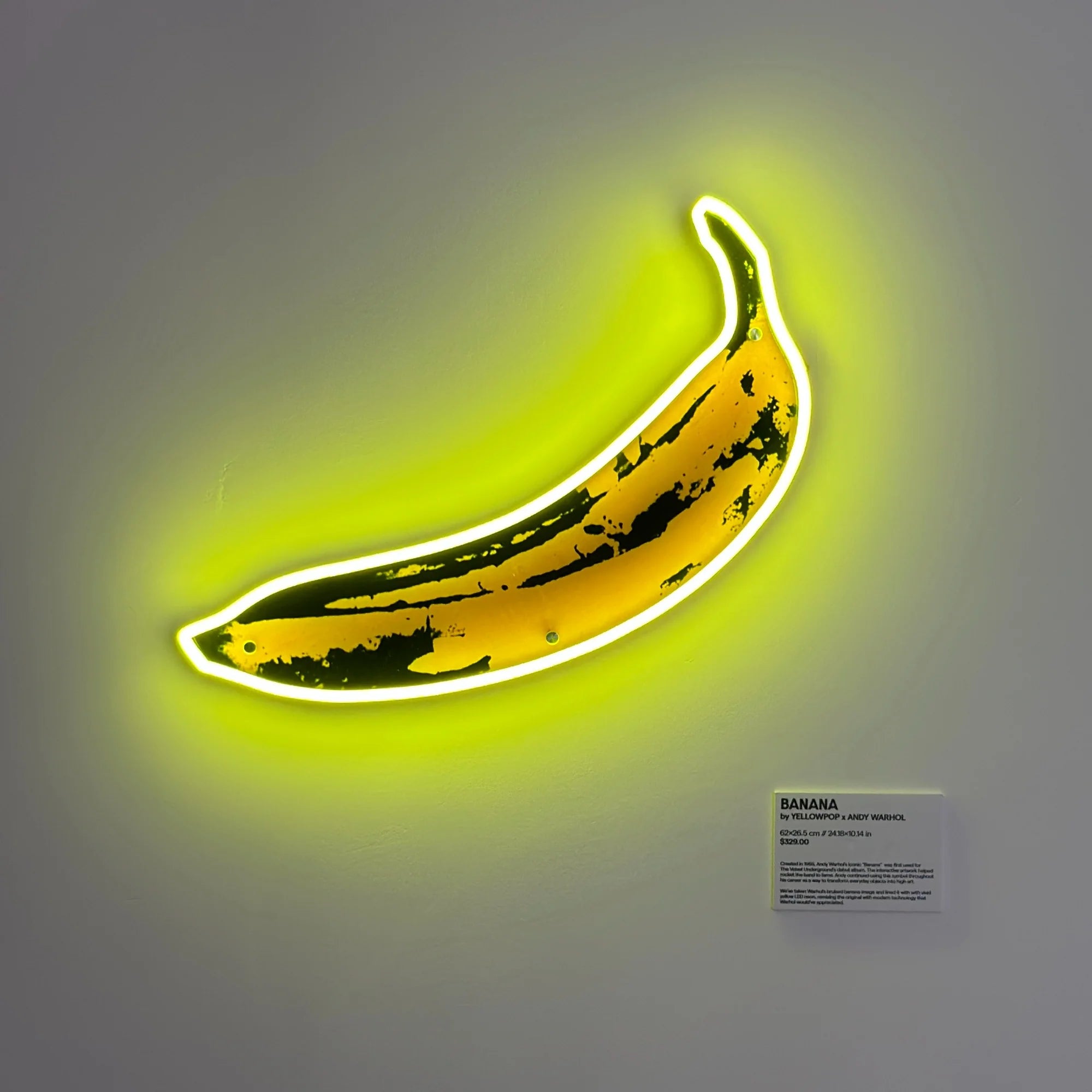 Banana by Andy Warhol Neon Sign