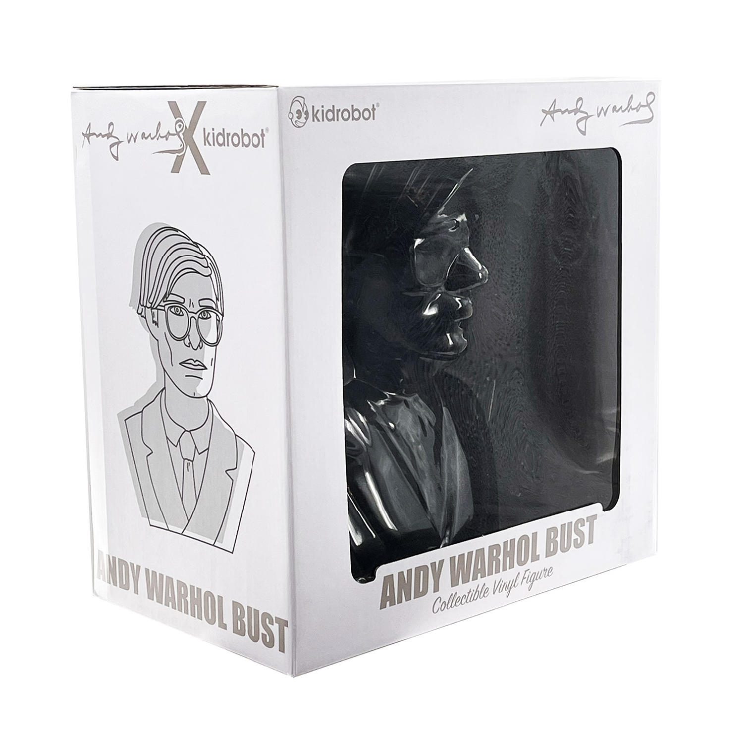 Andy Warhol 12" Bust - Black Edition