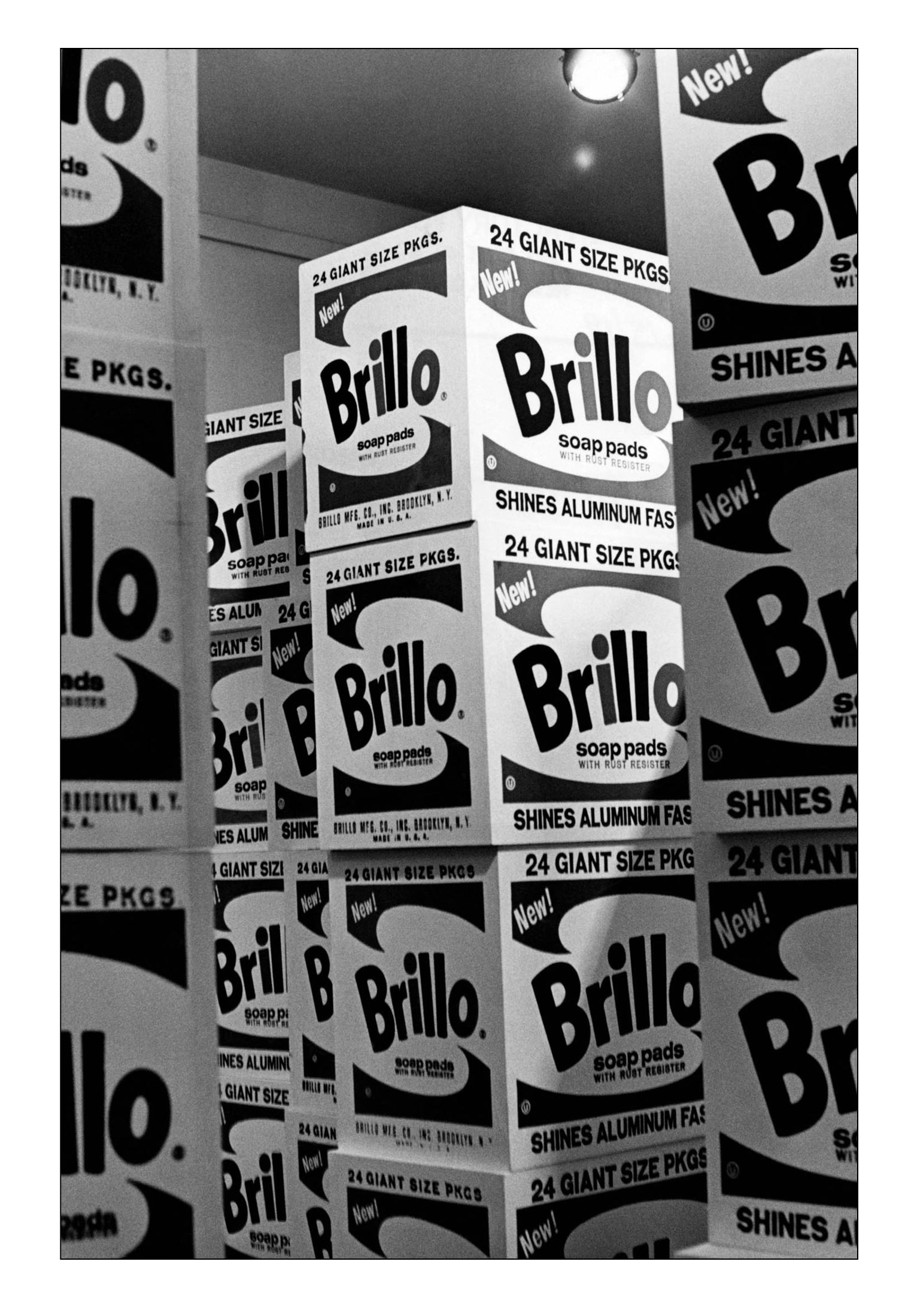 Brillo Box Sculptures, Stable Gallery, NYC 1964