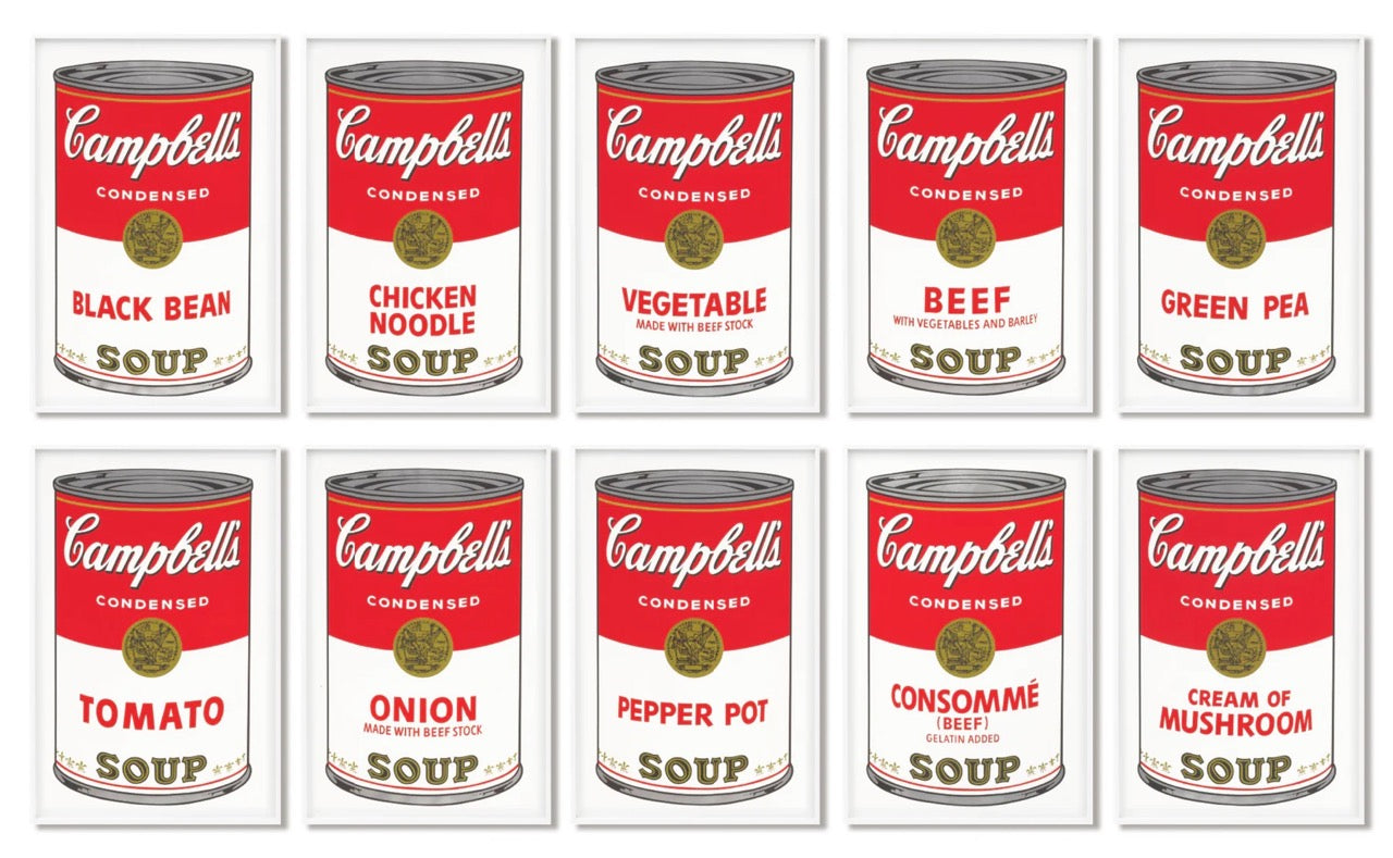 Campbell's Soup Cans I Complete Portfolio (10) - Sunday B. Morning