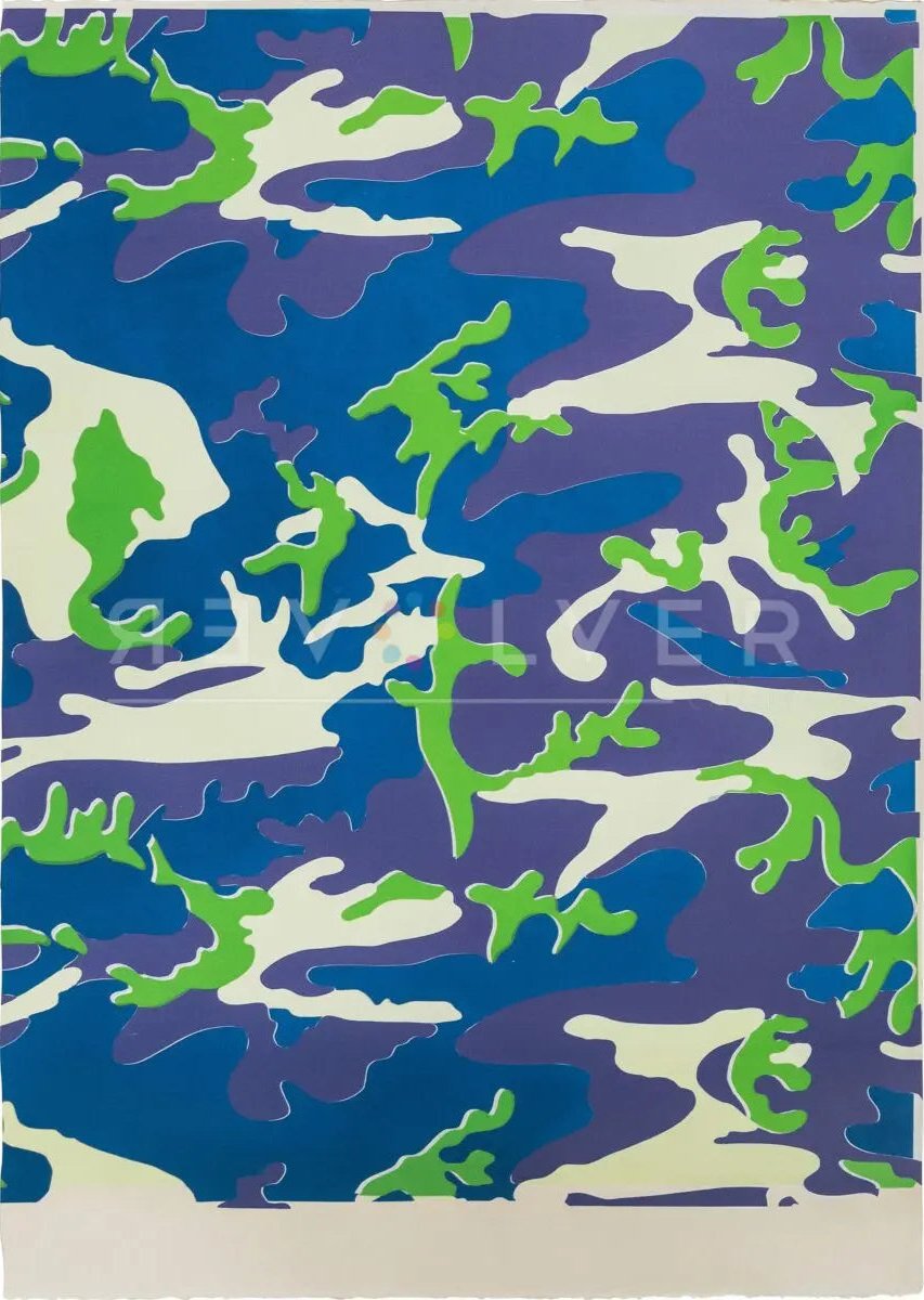 Andy Warhol - Camouflage (Unique) Screen Print