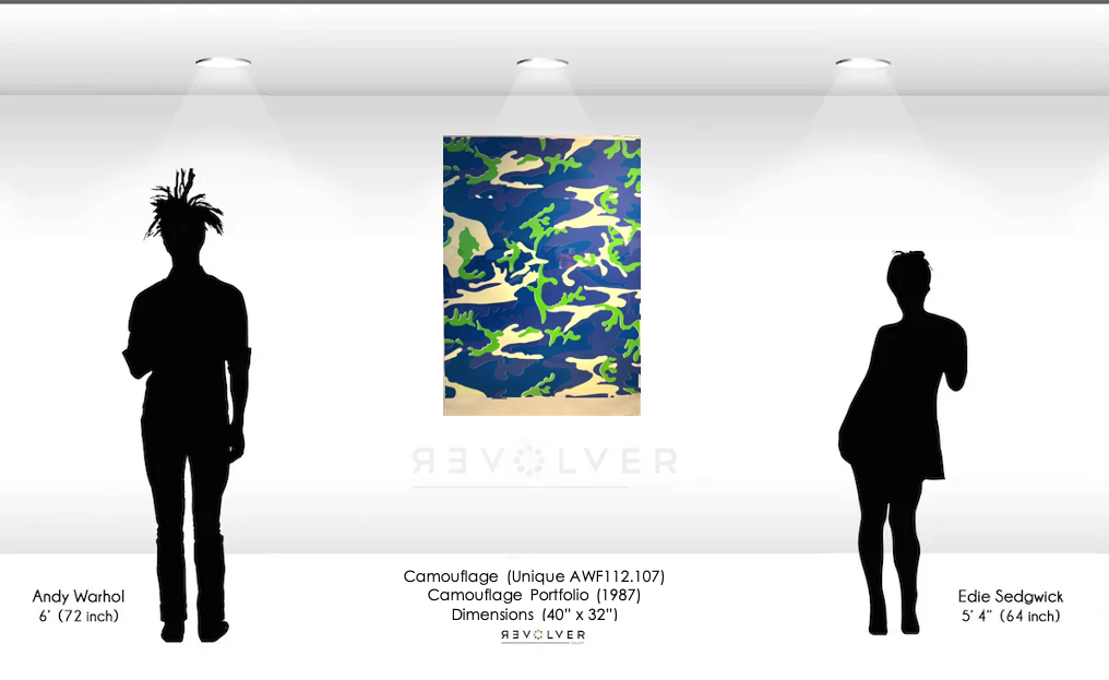 Andy Warhol - Camouflage (Unique) Screen Print