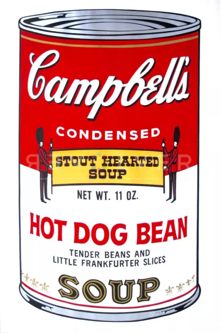 Andy Warhol - Campbell's Soup Cans II: Hot Dog Bean (FS II.59)