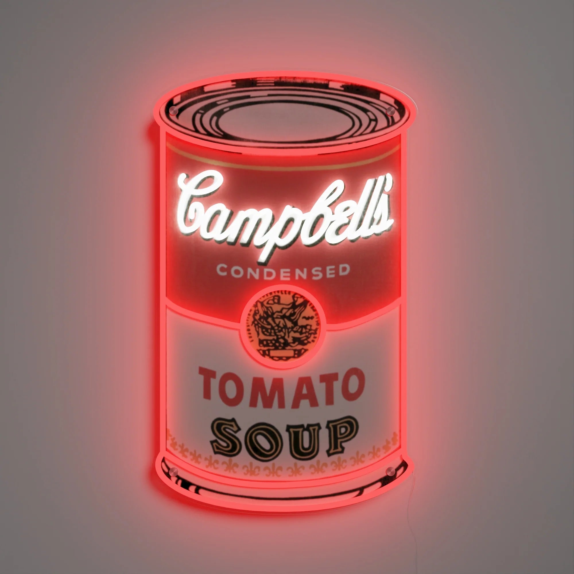 Campbell's Soup Can by Andy Warhol Neon Sign