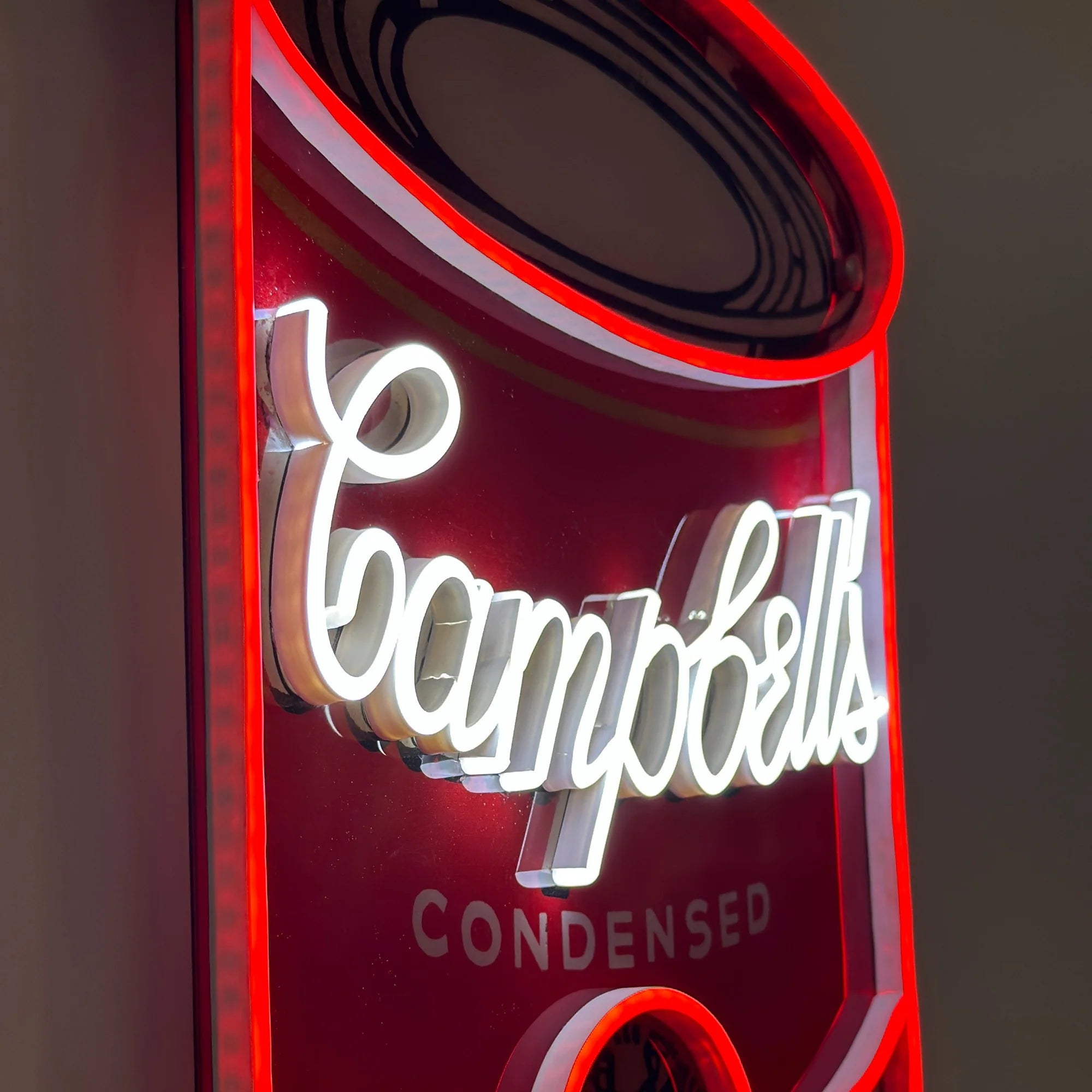 Campbell's Soup Can by Andy Warhol Neon Sign