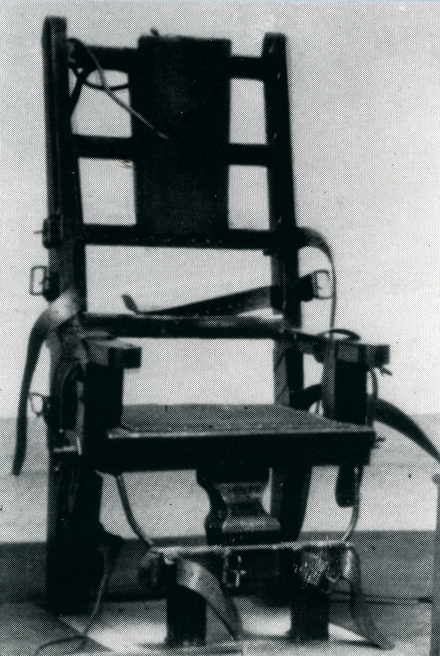 Electric Chair Silkscreen by Gerard Malanga