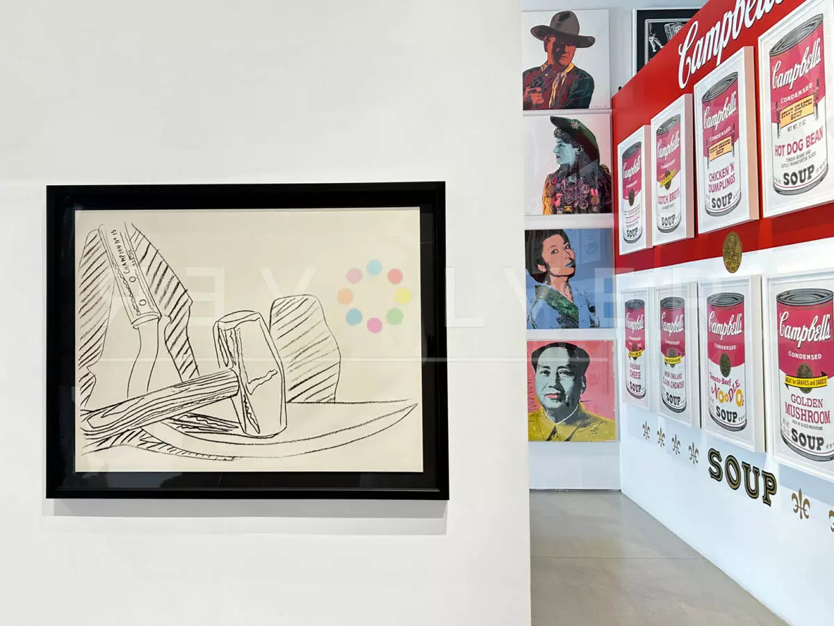 Andy Warhol - Hammer and Sickle (FS II.162 - Black and White - Unique)