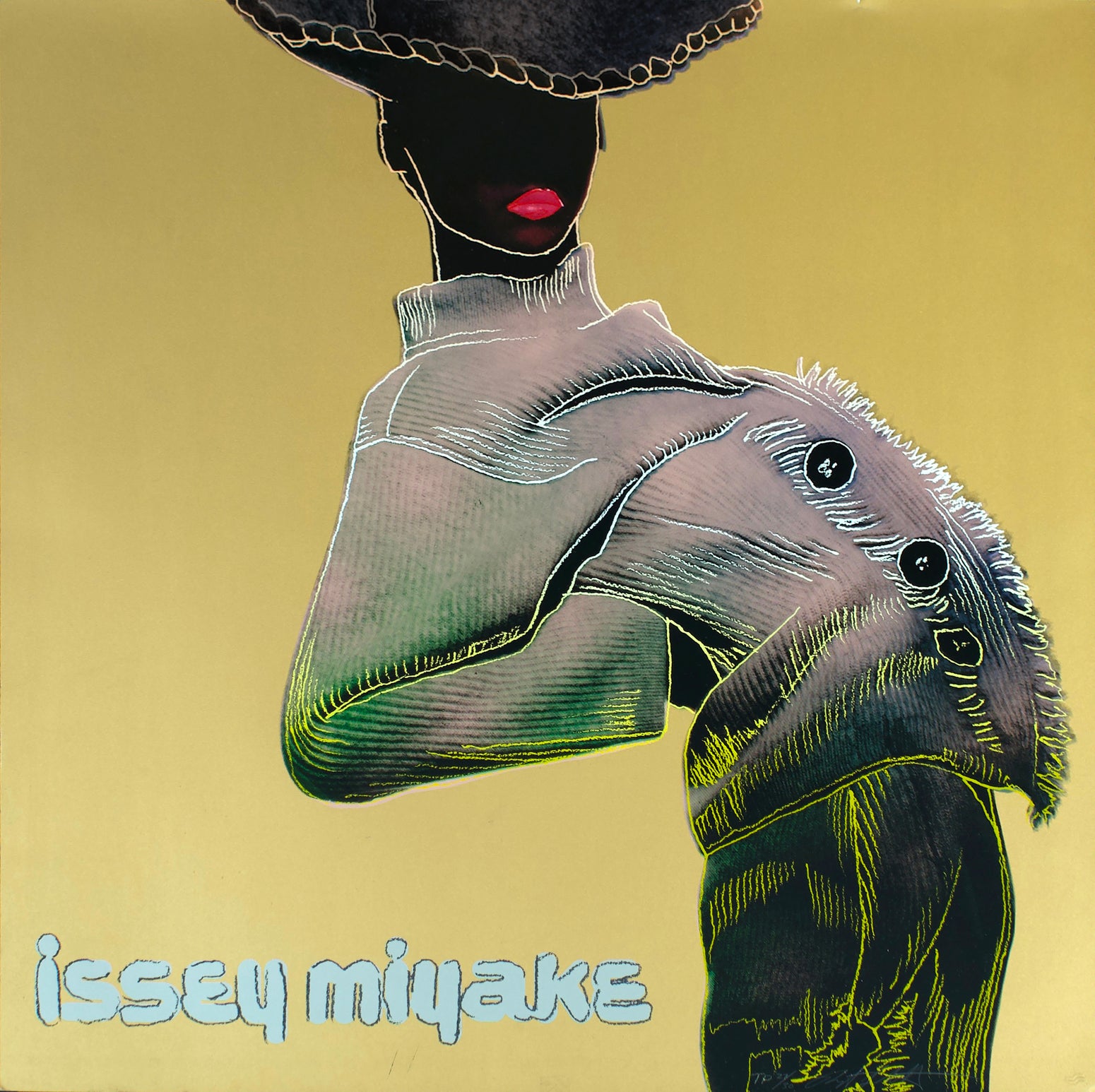 Issey Miyake (Trial Proof), Screenprint