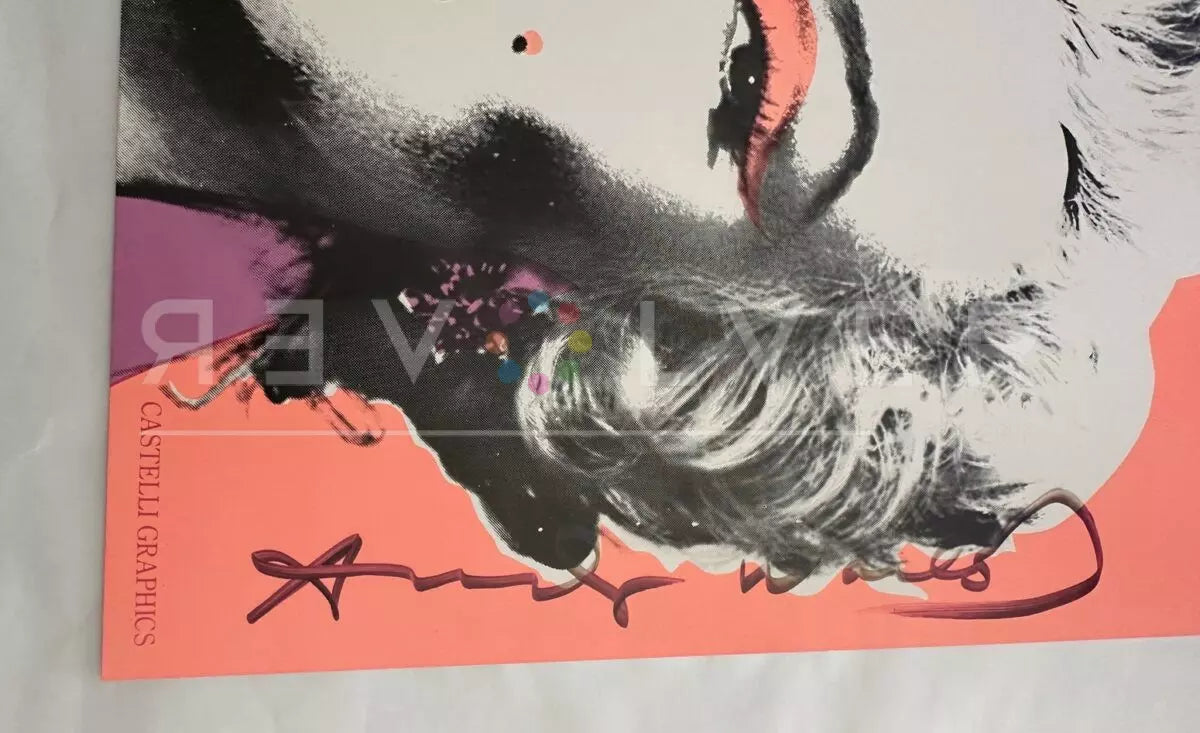 Andy Warhol - Marilyn Invitation 12” x 12” (Castelli Graphics)