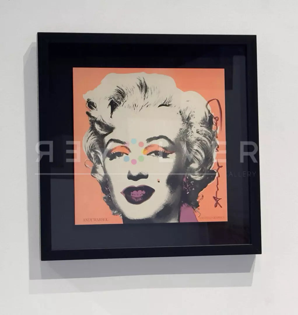 Andy Warhol - Marilyn Invitation 12” x 12” (Castelli Graphics)