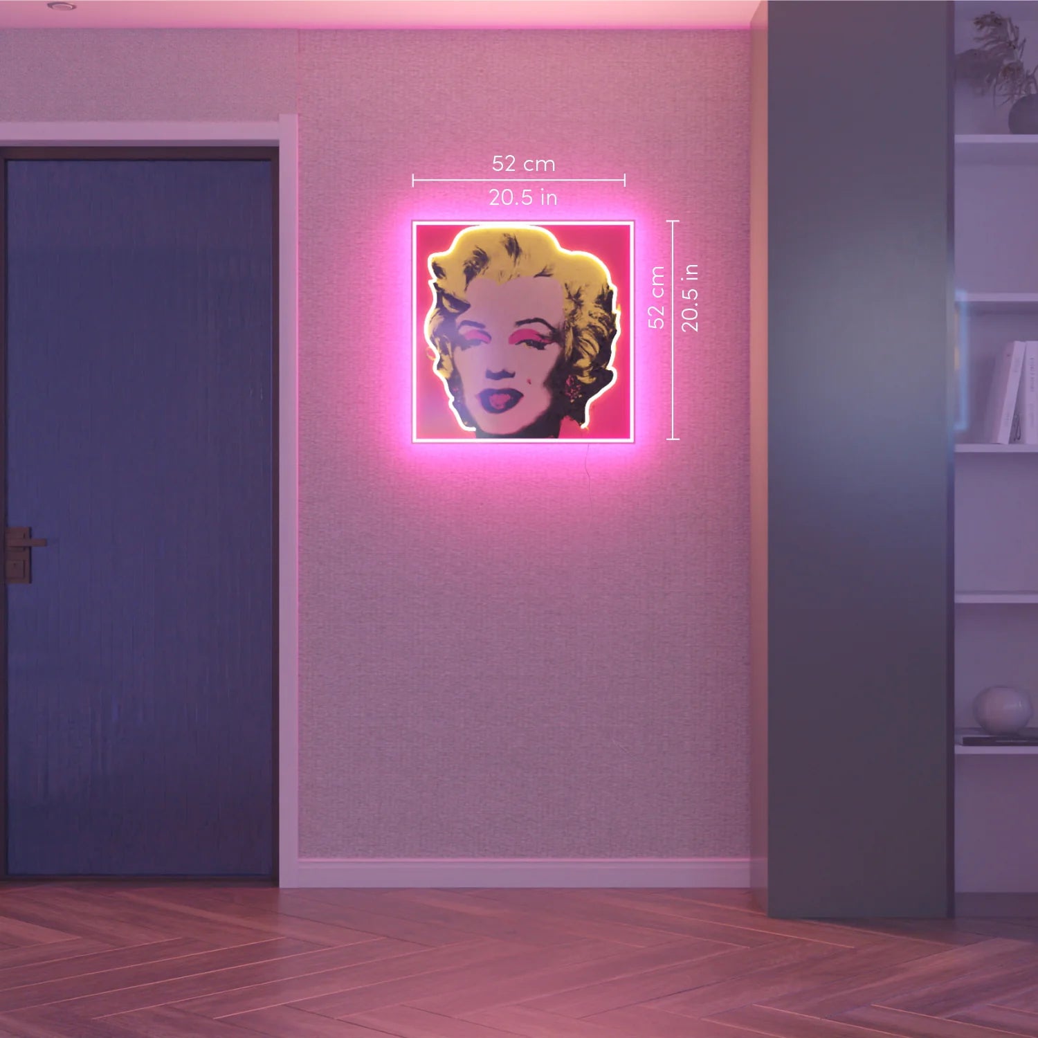 Marilyn Monroe Andy Warhol Neon Sign