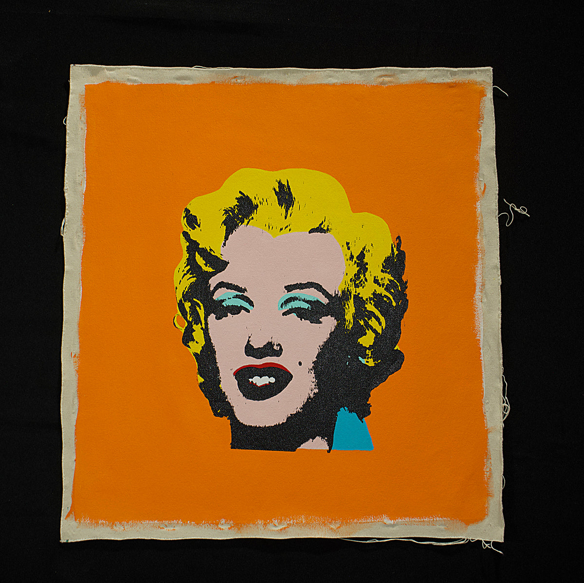 Marilyn Monroe (Orange) - Canvas Print