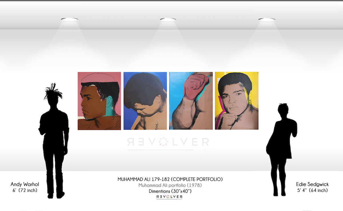 Andy Warhol - Muhammad Ali Complete Portfolio (Signed by Ali and Warhol) (FS II.179-182)