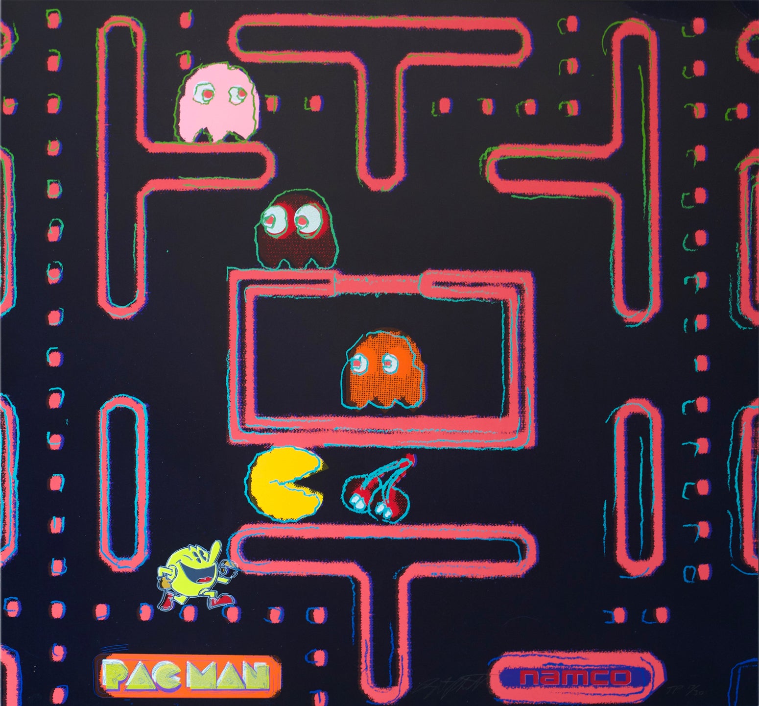 Pacman (Trial Proof), Screenprint