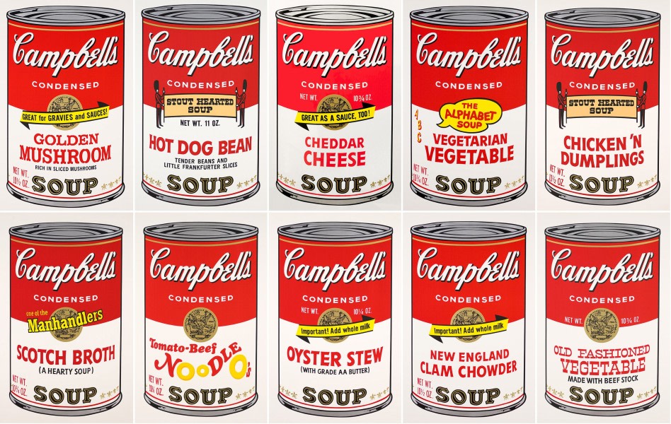 Campbell's Soup Cans II Complete Portfolio (10) - Sunday B. Morning