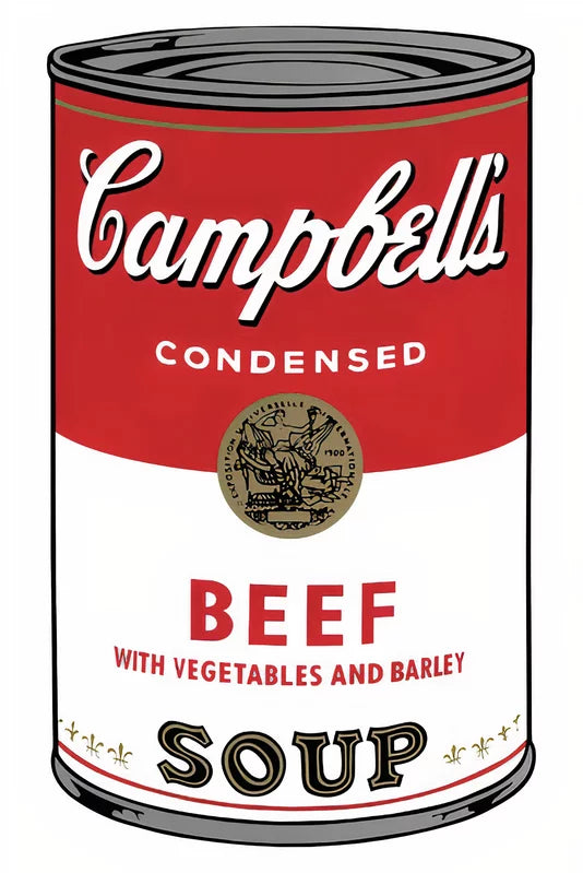 Campbell's Soup Can I Beef 11.49 - Sunday B. Morning