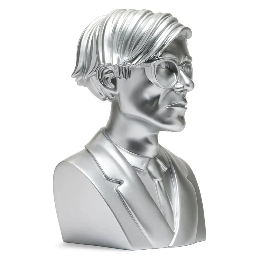 Andy Warhol 12" Bust - Silver Edition