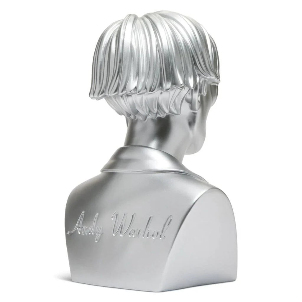 Andy Warhol 12" Bust - Silver Edition