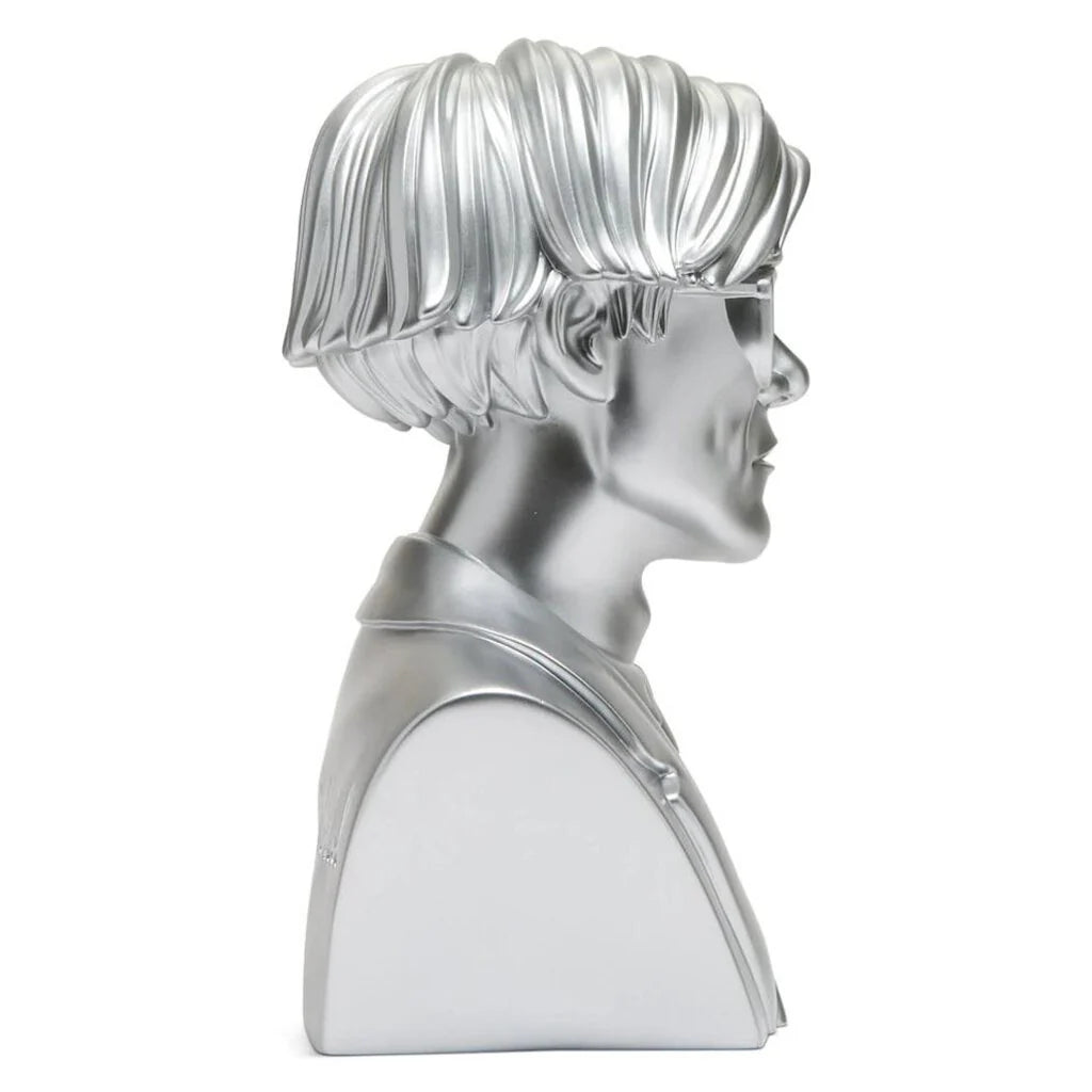 Andy Warhol 12" Bust - Silver Edition