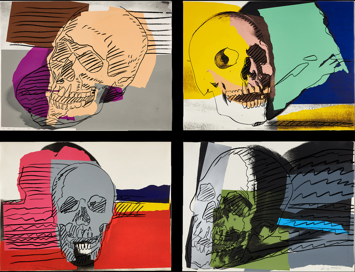 Andy Warhol - Skulls Complete Portfolio (FS II.157-160)