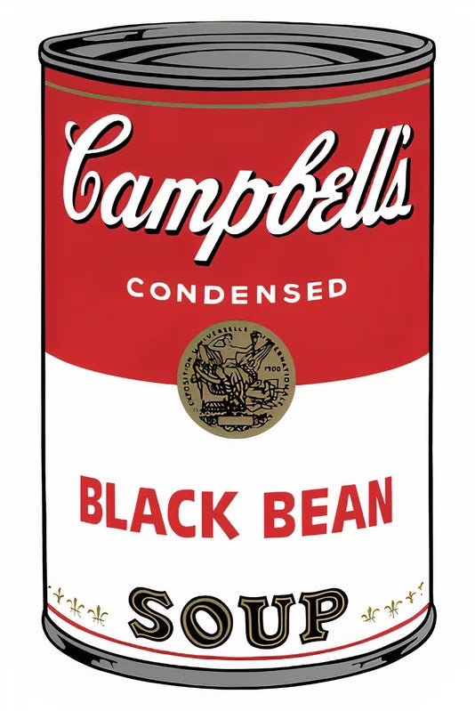 Campbell's Soup Can I Black Bean 11.44 - Sunday B. Morning