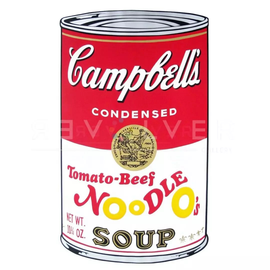 Andy Warhol - Campbell's Soup Cans II: Tomato-Beef Noodle O's (FS II.61)