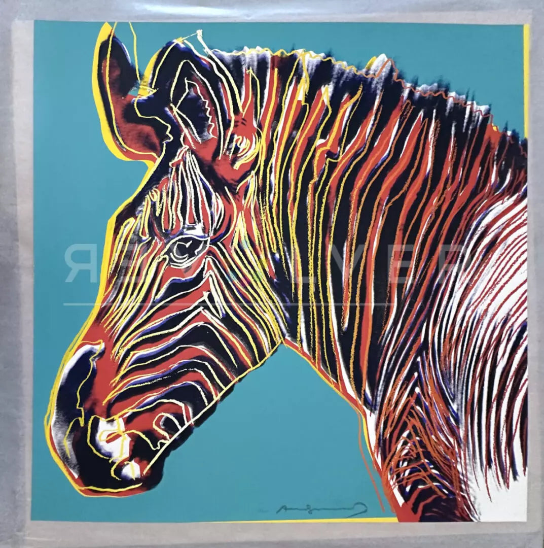 Andy Warhol - Grevy's Zebra (FS II.300)