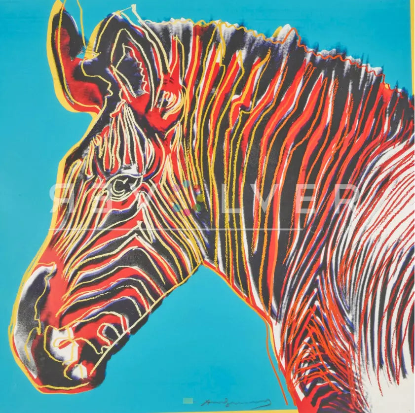 Andy Warhol - Grevy's Zebra (FS II.300)